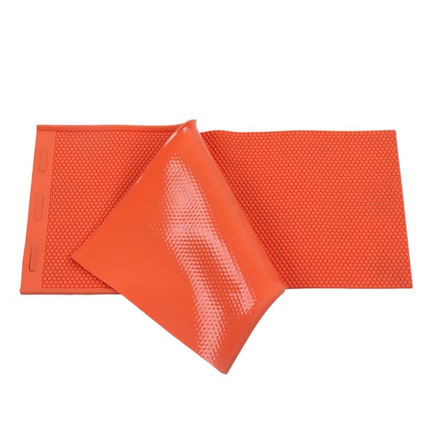 2 st 5,4 mm Vaxkaka Pressark Form Vikbar Silikonbas för Biodling Orange