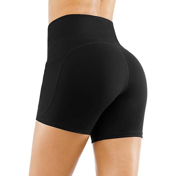 【BQ】Kompression Shorts til Yoga & Fitness Sort M Sort-FF- Sort Black M