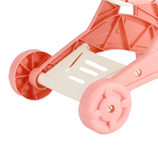 Lekehandlevogn for barn, supermarkedvogn for barn, simulering av handlelek, rosa