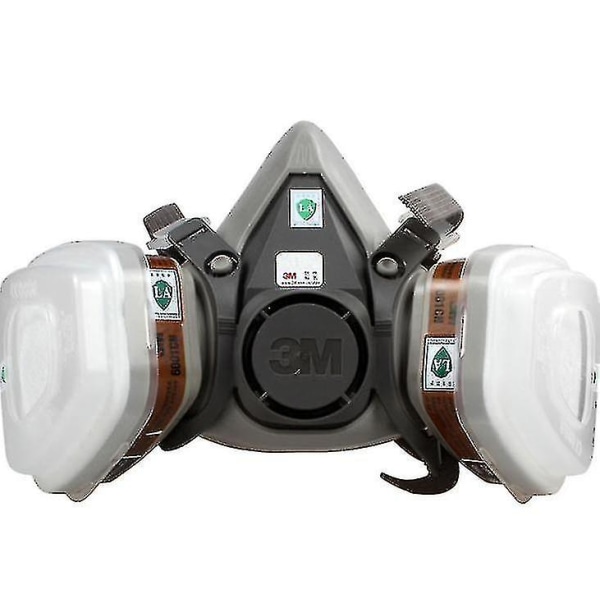 3m Half Facepiece Reusable Respirator 6200 Gases Vapors Dust Paint Cleaning Grinding Sawing