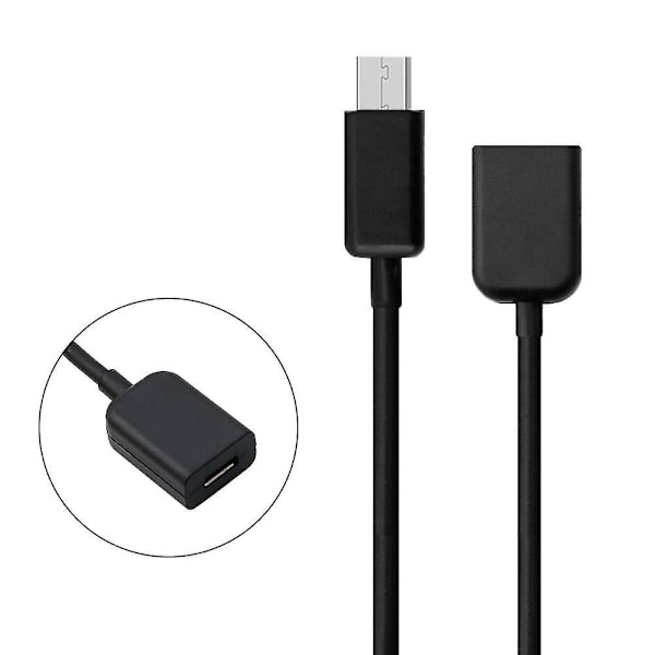 1m Micro Usb Han Til Hun Forlængelse Data Otg Opladerkabel Ledning Til Samsung