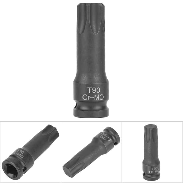 1/2\" Socket Adapter Stjärnformad Drivluft Impact Wrench Bit Socket Bilreparation Verktyg (T90)