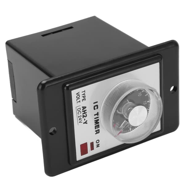 AH2‑Y 30S Tidsrelæ 8-benet Mini Pointer Tidskontrol til Automationsudstyr CNC Drejebænk Maskine 24VDC