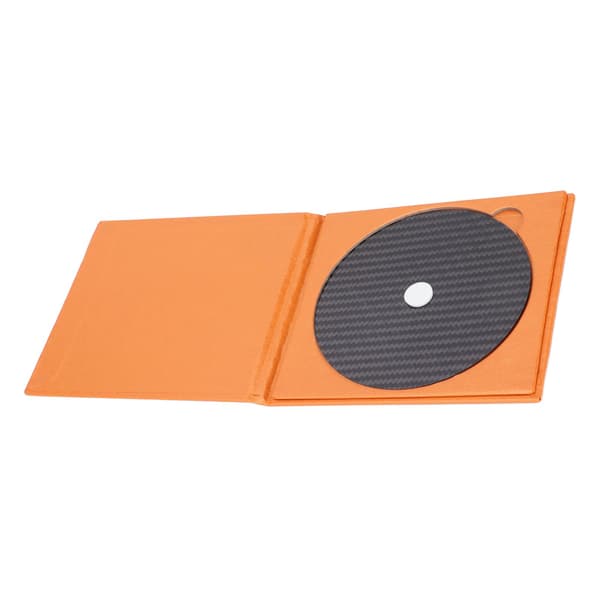 CD DVD Stabilisator Kolfiber 0.2mm Tuning Mattskiva Stabilisator för Toppmatad Spelare Svart
