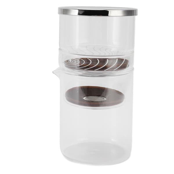 300ml Varmebestandig Kaffe Te Maker Drypper med Hastighetskontroll for Iskaffe Brygging Hjemmekontor Kafébruk