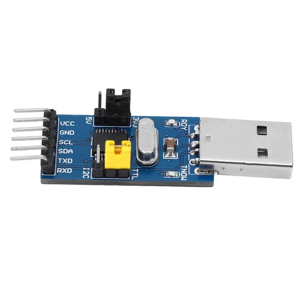 USB til IIC I2C UART TTL Seriell Konverter Adapter Modul med Jumperledning