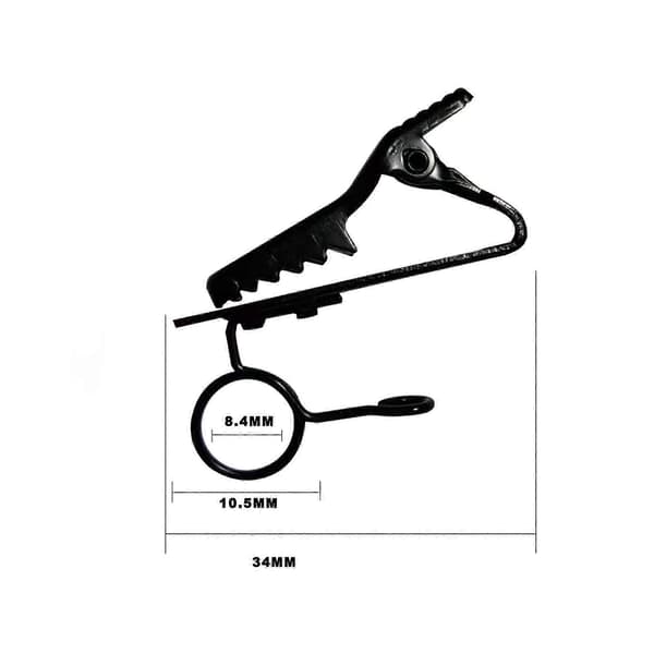Puristin, 5 kpl. 8,4 mm langallinen rintamikrofoni, solmiopidike