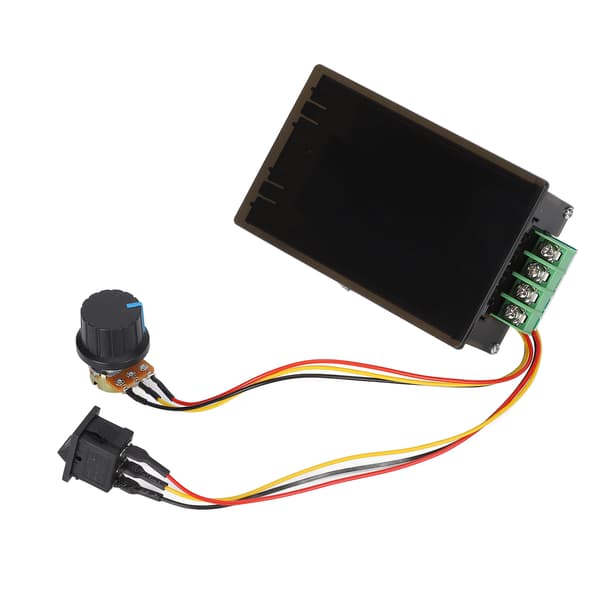 PWM Motorhastighetskontroller Trinnløs Regulator Variabel CW CCW Knappbryter DC6‑60V 20A ES3