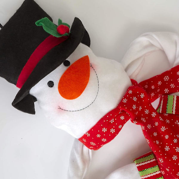 Snowman Christmas Tree Topper - Snodig feriedekorasjon og pynt til hjemmet, O