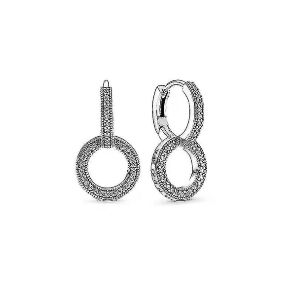 Double Hoop Korvakorut Pandora Pure Silver 925 korvakorut (ilman laatikkoa) 1