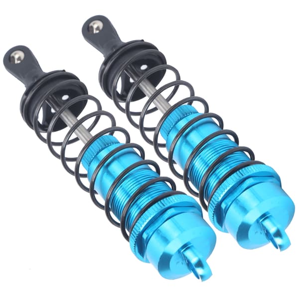 2 stk. justerbar metal støddæmper til HSP HPI 1/8 RC Crawler Blå