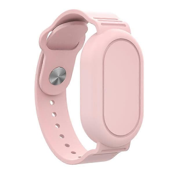 Vattentätt silikonarmband kompatibelt med Samsung Galaxy SmartTag 2 Bluetooth Tracker skyddsfodral Pink