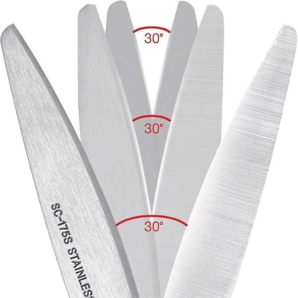 【BQ】Plus Fit Cut Curve -sakset, suuret, mustat Small