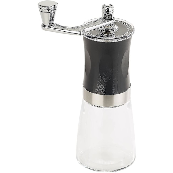 Burr Hand Grinder Coffee Grinder With Hand Crank Manual Coffee Grinder With Ceramic Grinding Mechanism, Continuously Adjustable, 19 Cm)volume_upconten