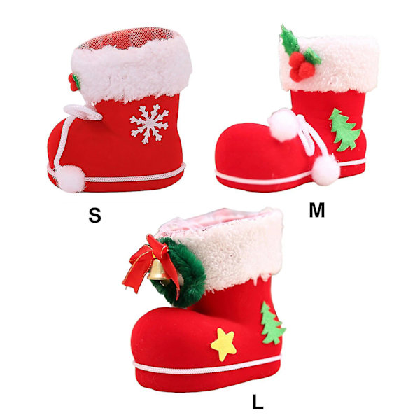 Julstrumpor Presenter Korg Snacks Pen Container Xmas Tree Pendant S
