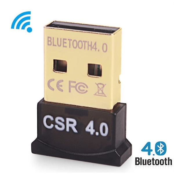USB Bluetooth -adapter för PC(ub400), 4.0 Bluetooth Dongle Receiver Sup