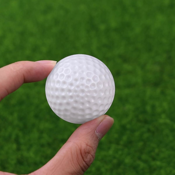 40 stk Øvingsgolfballer Flygolfballer Plastgolftreningsballer Airflow-golfballer