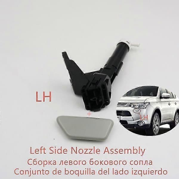 Frontfanger frontlysvaskerdyse med deksel for Mitsubishi Outlander 2013-2015 LH nozzle assy