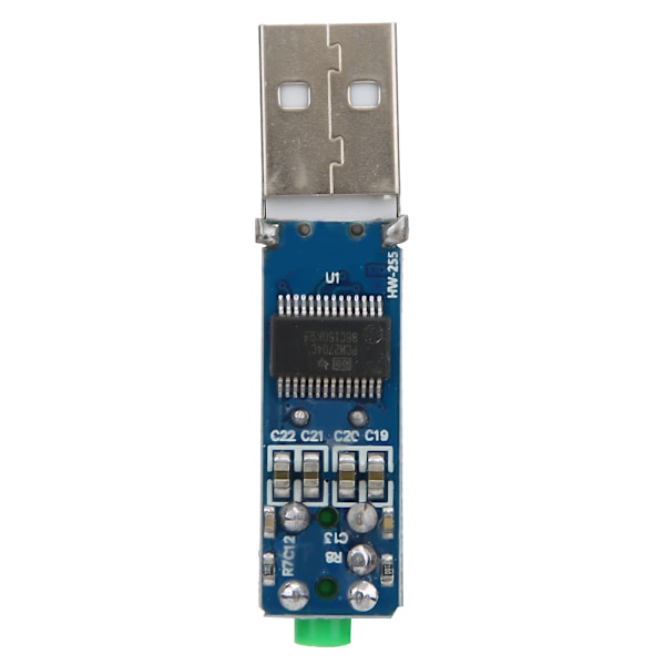 5V Mini USB DAC Dekoder PCM2704 USB Ljudkort Analog DAC Dekoderkort PCM2704