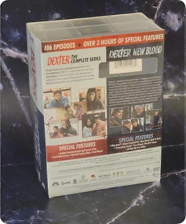 【BQ】Dexter: Hele TV-serien 36-Disc DVD Ny