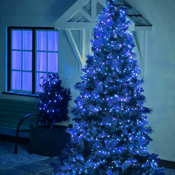 【BQ】Ljusa 66FT 200 LED Julbelysning, Julgransbelysning Koppla Blå Blue Blue 200 LEDs