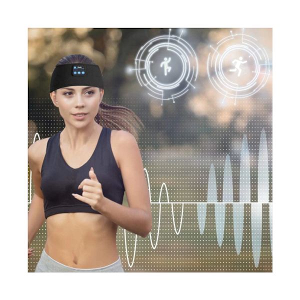 Sleep Headphones Bluetooth Sports Headband Headphones med HD Stereo
