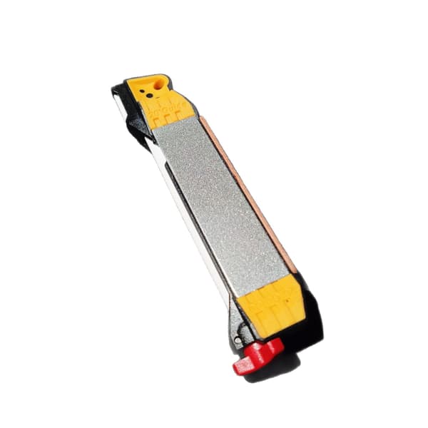 【BQ】Guided Field Sharpener, Portable Travel Sharpener, Fast and Multifunctional Outdoor Sharpener. Röd
