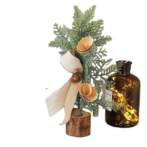 Mini artificial Christmas tree, desktop Christmas tree 25 CM