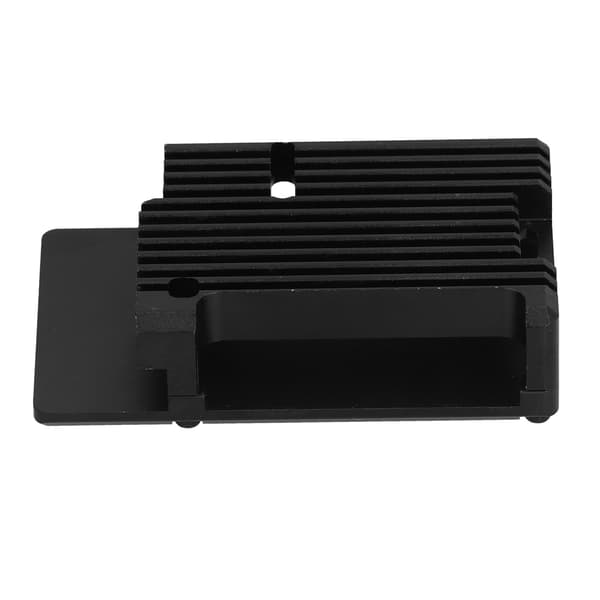Etui til Raspberry Pi 3 Model B B+ Sort Aluminiumlegering Anodisk Oxidation CNC Skal