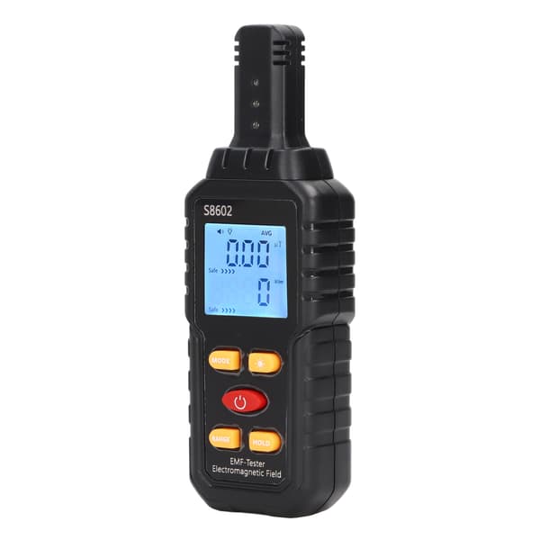 EMF Detektor Elektromagnetisk Strålingstester Magnetfeltmåler Digital Display