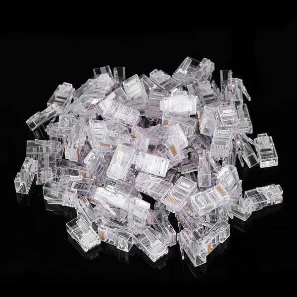 Cat5 Cat5e RJ45 Nettverkskabel Modulære plugghoder - 100 STK/PARTI