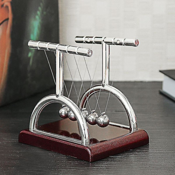 Hhcx-newton's Cradle Balance Balls Physics Science Pendulum Desk Sjovt legetøj