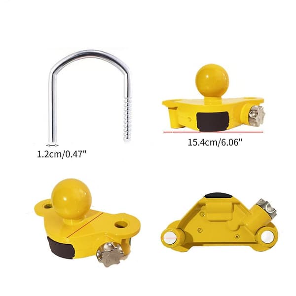 【BQ】Padlock Code Password Tow Hitch Lock Trailer Tow Ball Caravan Camping Weatherproof