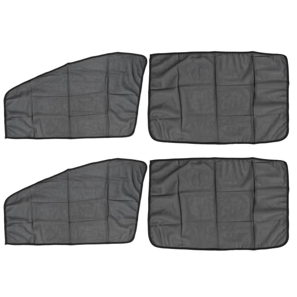 4 stk. Magnetisk solskjerm Universal UV-beskyttelse Bil Front Bakside Vindusgardin