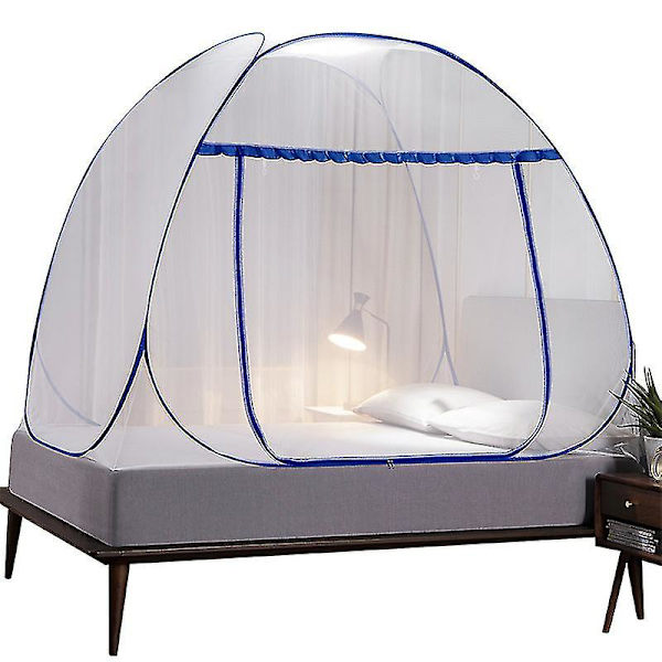 Hopfällbara myggnät, pop-up jurta myggnät 180*200cm