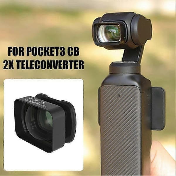 2025 2X forstørrelseslinse til Pocket 3, teleobjektiv til langdistancefotografering