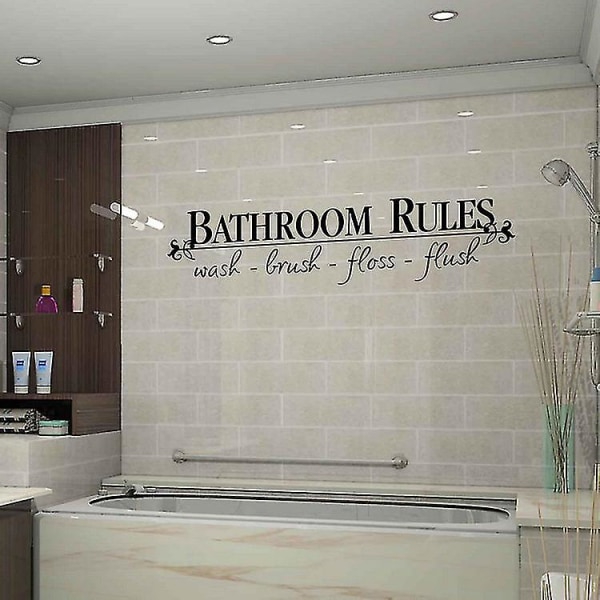 Kylpyhuoneen seinätarrat