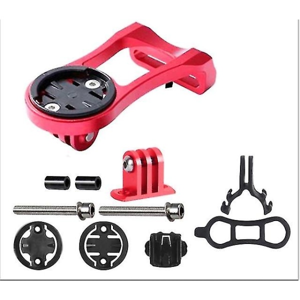 Cykel Front Bar Förlängningsfäste Fäste Cykel Mtb Bike Stand Adapter Fäste För Kamera Garmin Edge Gps Gopro Light Red Red