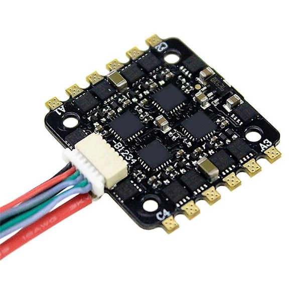 4-i-1 Esc Bec 15a 2-4s Elektrisk reglering Fpv 5,8g Flygfotografering -s För Rc Drone Black