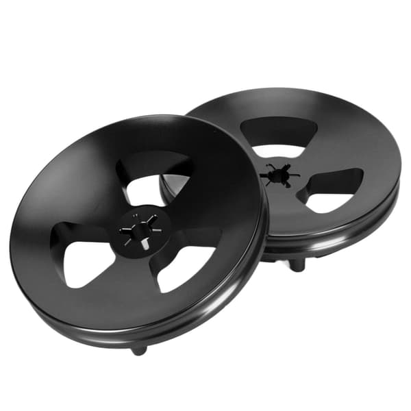 1 par 1/4 tomme NAB-nav optisk akseladapter poleret aluminiumsbase spole til spole båndåbner til Studer ReVox til DENON sort