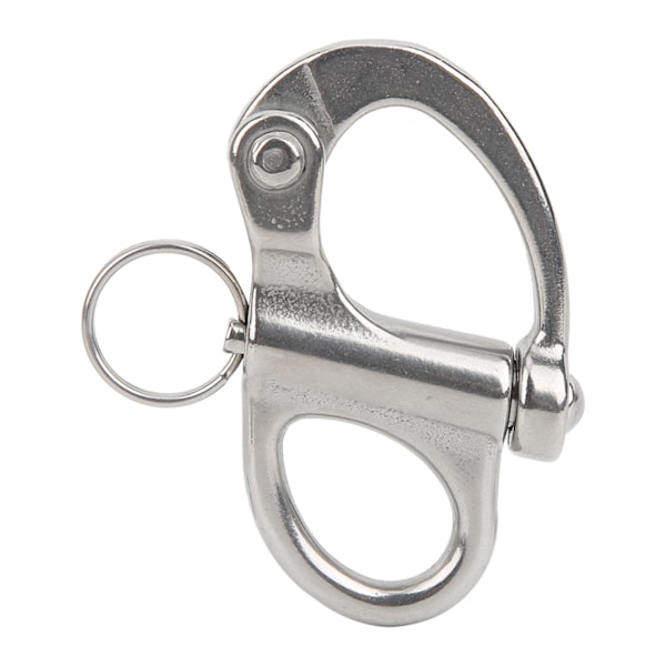 316 Rustfrit Stål Fast Quick Release Snap Hook 70MM Bjergbestigning Klatring Lænke