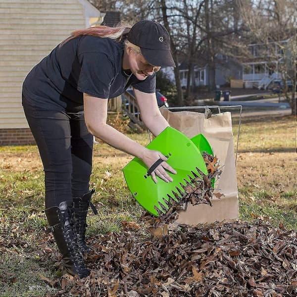 【BQ】Lawn Claw - Enkel og holdbar hagehåndrive og løvoppsamler i plast