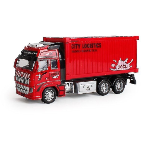 Diecast Metal City Logistics Truck