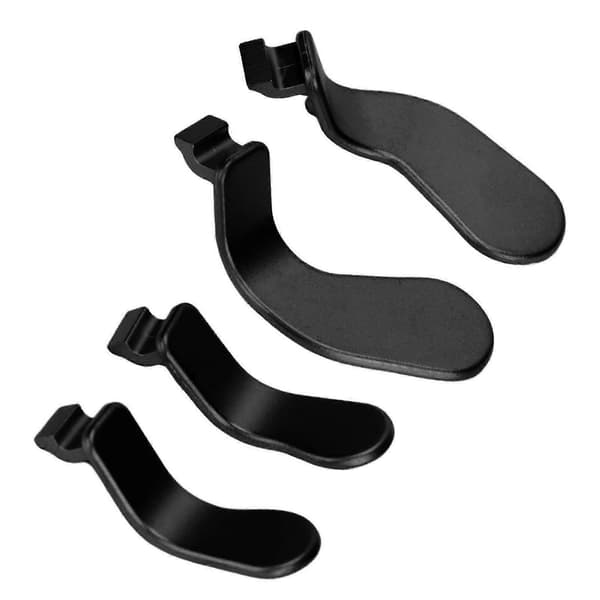 【BQ】4-pakning erstatningspadler i rustfritt stål for Xbox One Elite Series 2 Controller Modell 1797 Svart