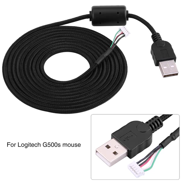 2M USB-kabel erstatningsledning til Logitech G500s gamingmus