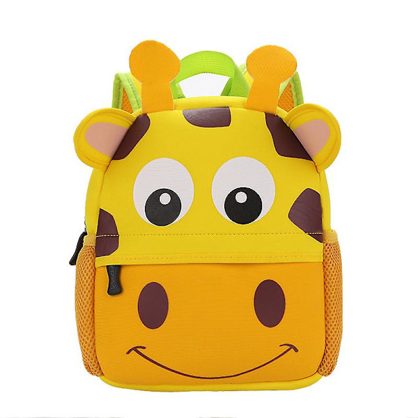 Päiväkoti Lasten Reput Taaperoiden Lasten Koululaukku Eläintarha Lounaskassi 3D Söpö eläin Sarjakuva esikoulun reppu giraffe