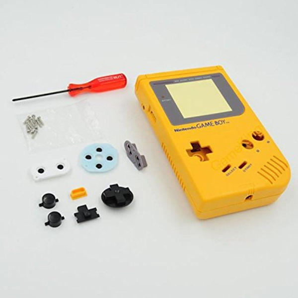 Vad sägs om denna veckovisa rec: Komplett case till Nintendo Gameboy-YELLOW