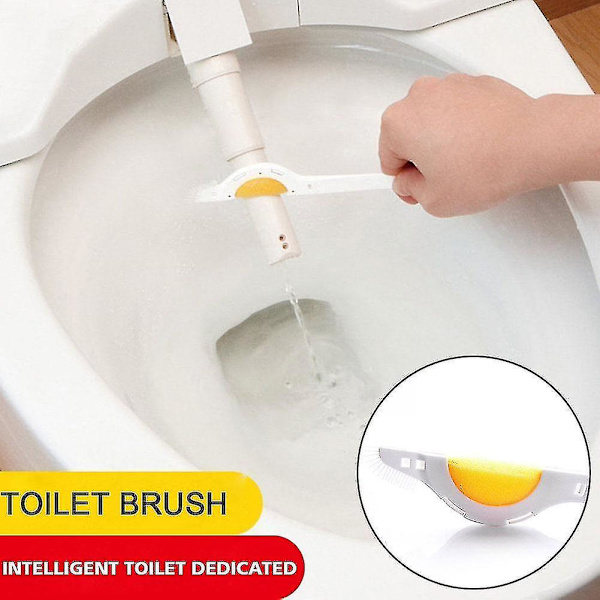 1 stk Toiletmundstykkebørster Bløde rengøringsbørsteværktøj Rørsvamp Hjørnebadeværelsestilbehør