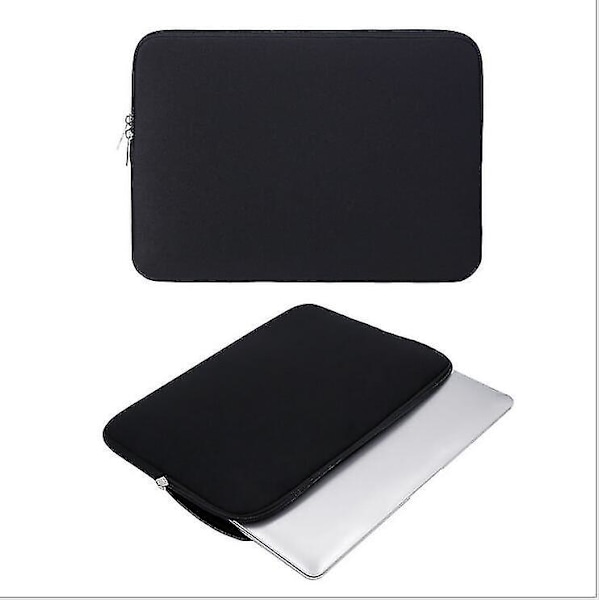 Bärbar bärbar datorfodral Skyddsfodral Laptopfodral Vattentät Svart Black