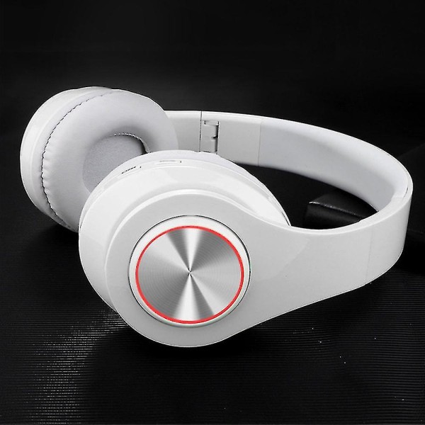 Bluetooth kuulokkeet Langattomat kuulokkeet korvalla mikrofonilla white
